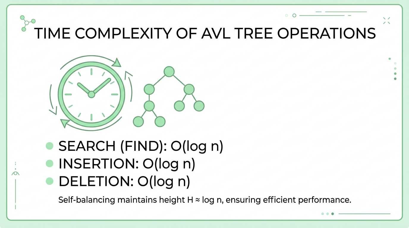 Time Complexity of AVL Tree Operations: Big-O Notation Explained